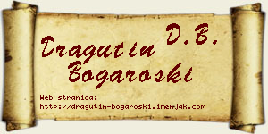 Dragutin Bogaroški vizit kartica